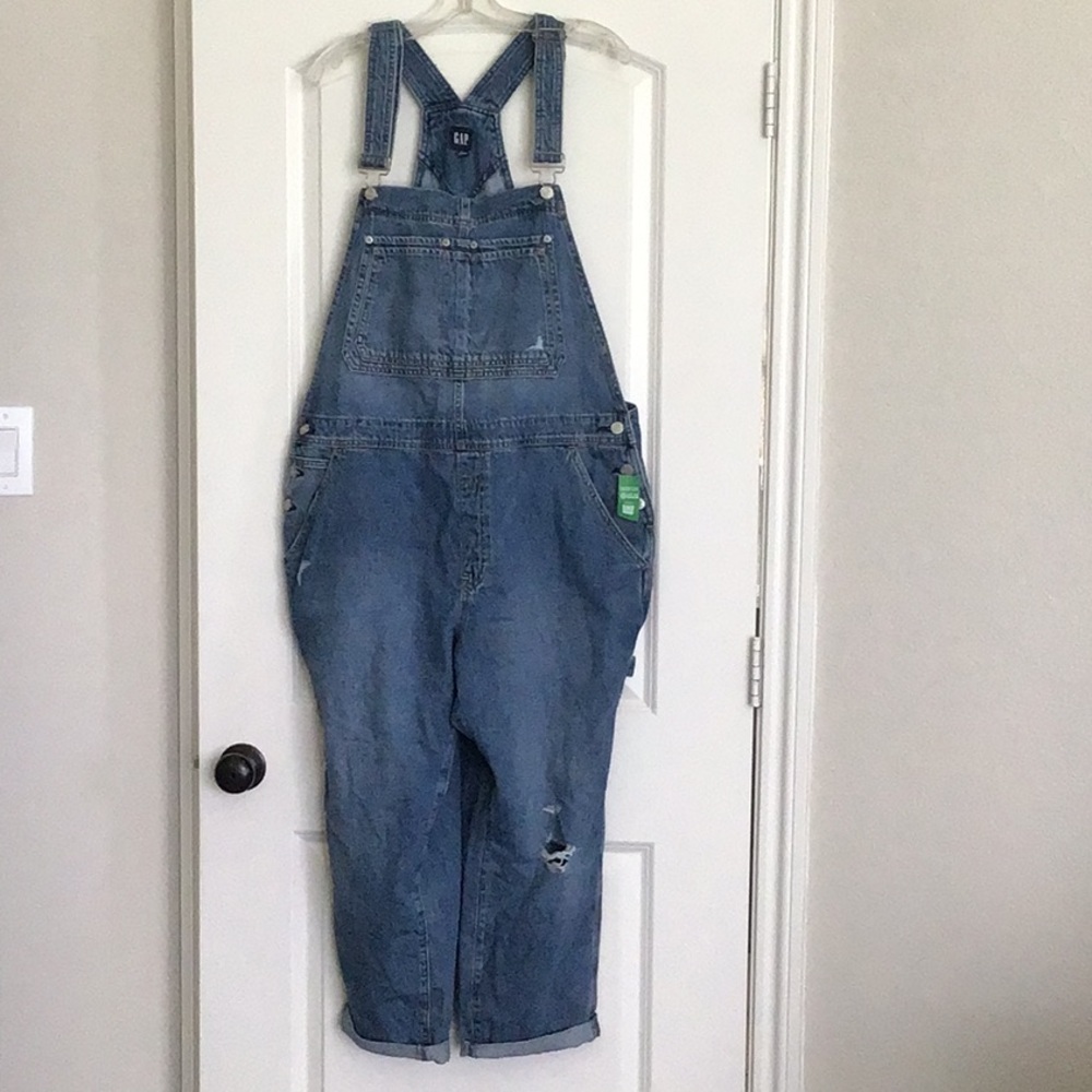 NEW Gap Loose Denim Overalls
